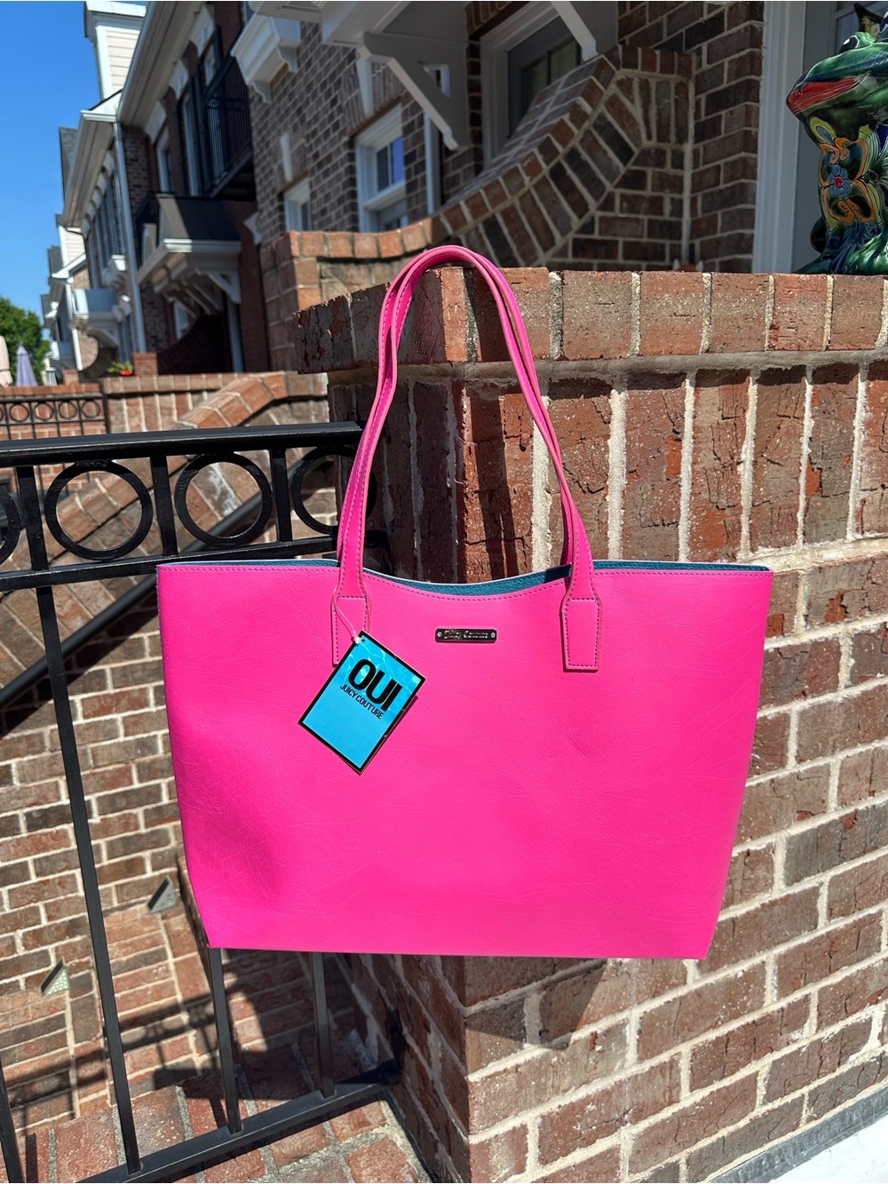 Juicy Couture by Elizabeth Arden  Bright Pink Women's Tote Bag NWT